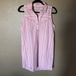 A&F Ruffled Shirtdress